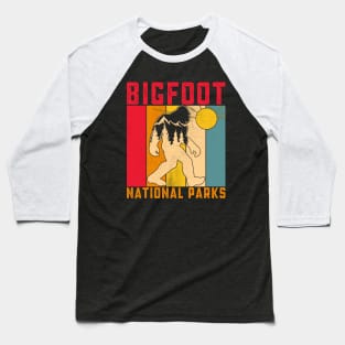 Bigfoot National Park Shirt - Cryptid Hiking Adventure Baseball T-Shirt